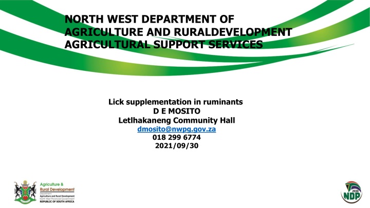 north west department of agriculture