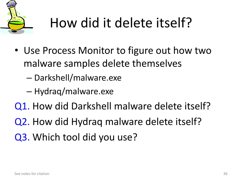 how did it delete itself