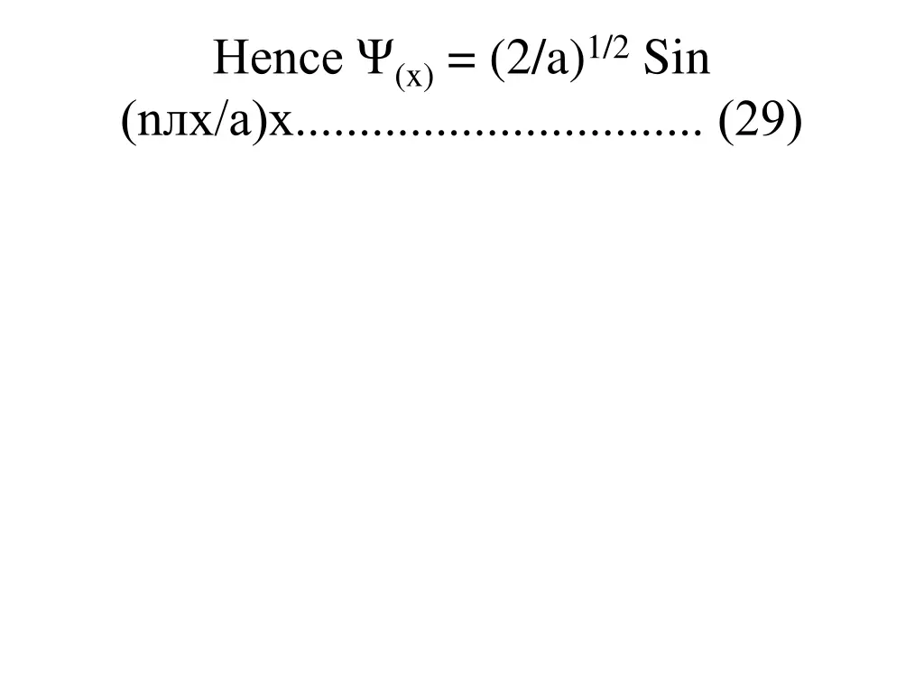 hence x 2 a 1 2 sin n x a x 29