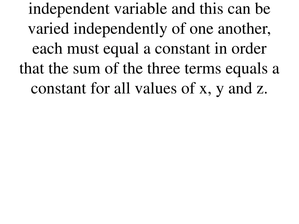 independent variable and this can be varied