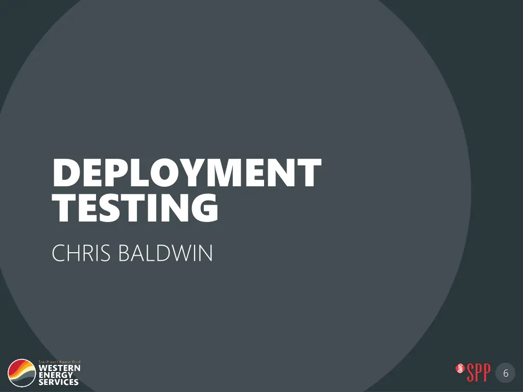 deployment testing chris baldwin