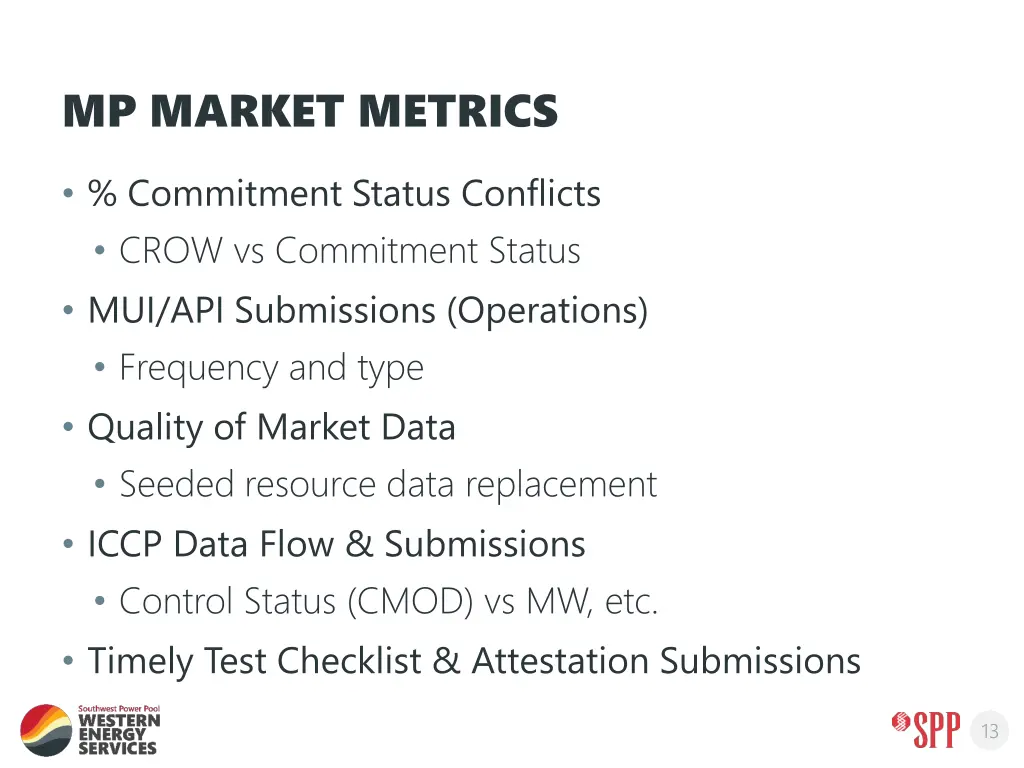 mp market metrics