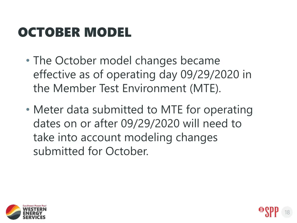 october model