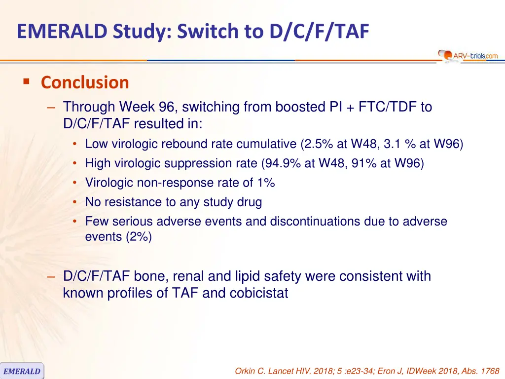 emerald study switch to d c f taf 12