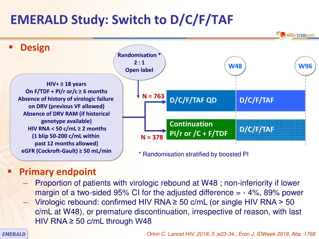 emerald study switch to d c f taf