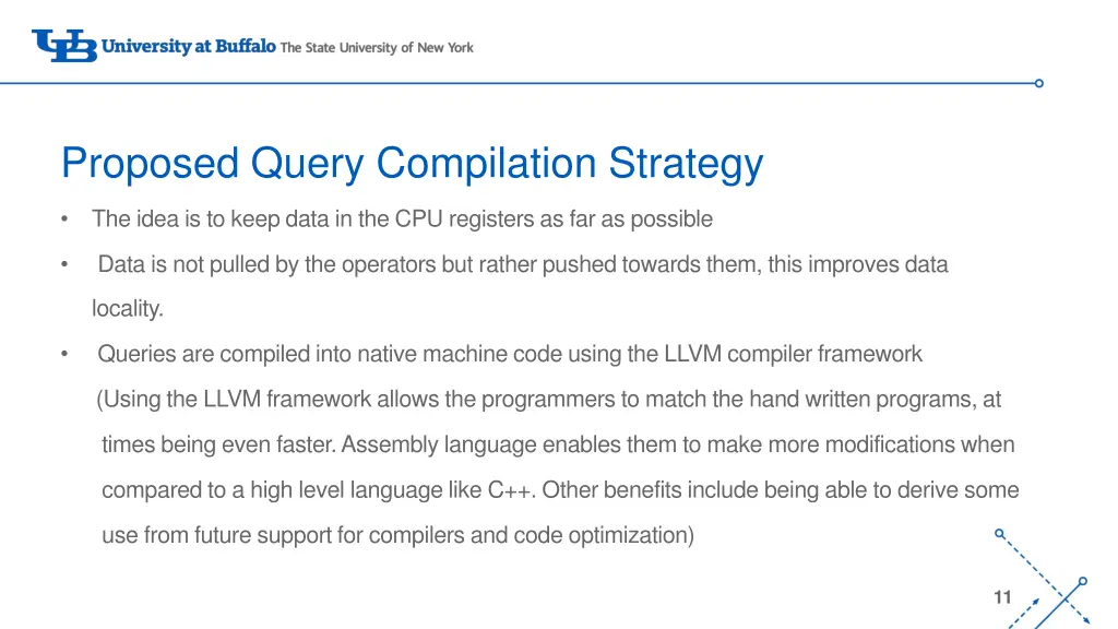 proposed query compilation strategy