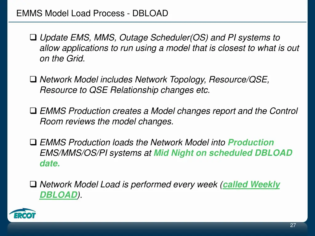 emms model load process dbload