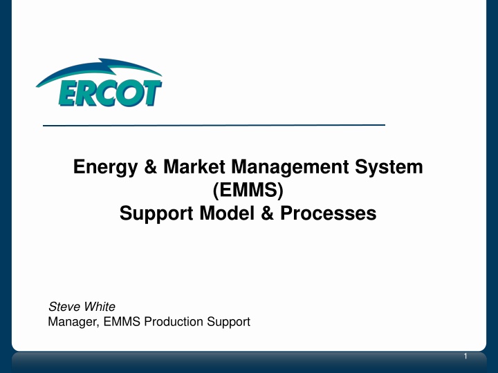 energy market management system emms support