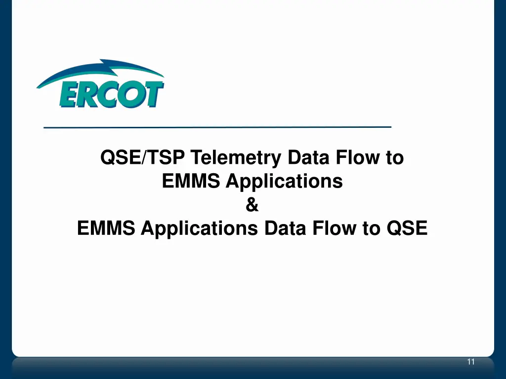 qse tsp telemetry data flow to emms applications