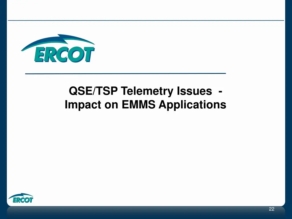 qse tsp telemetry issues impact on emms