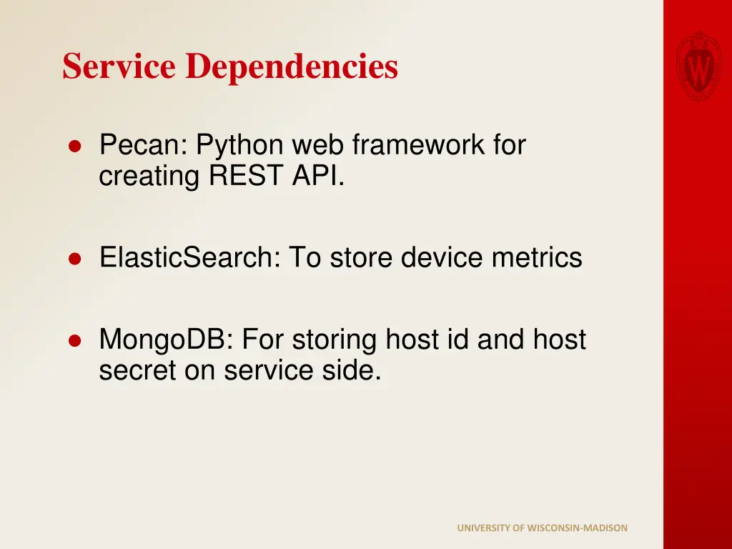 service dependencies