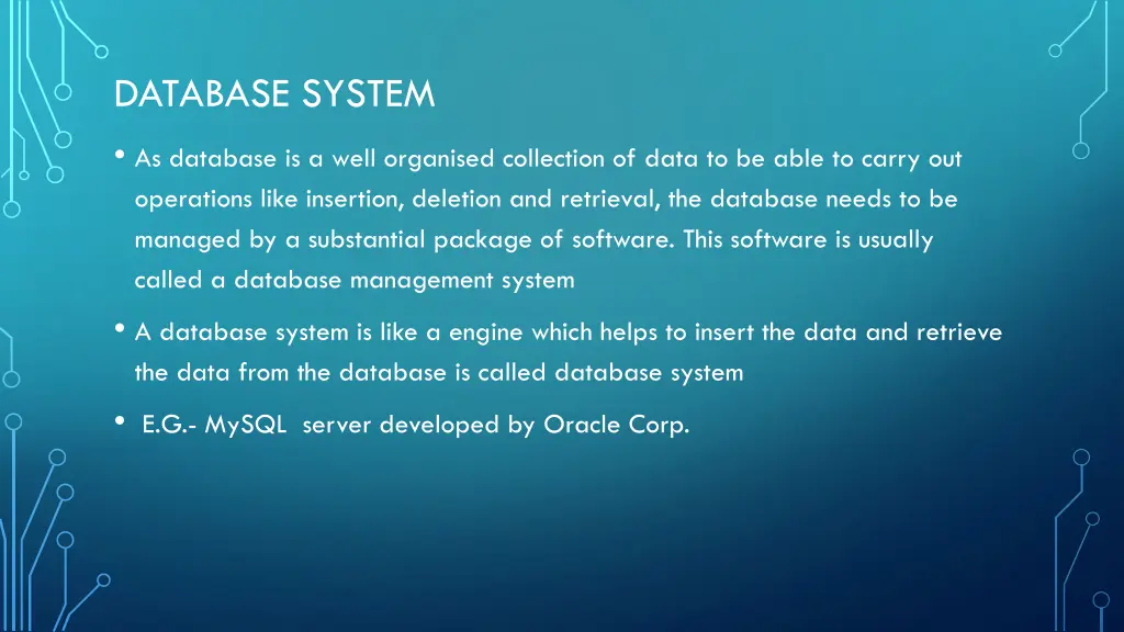 database system