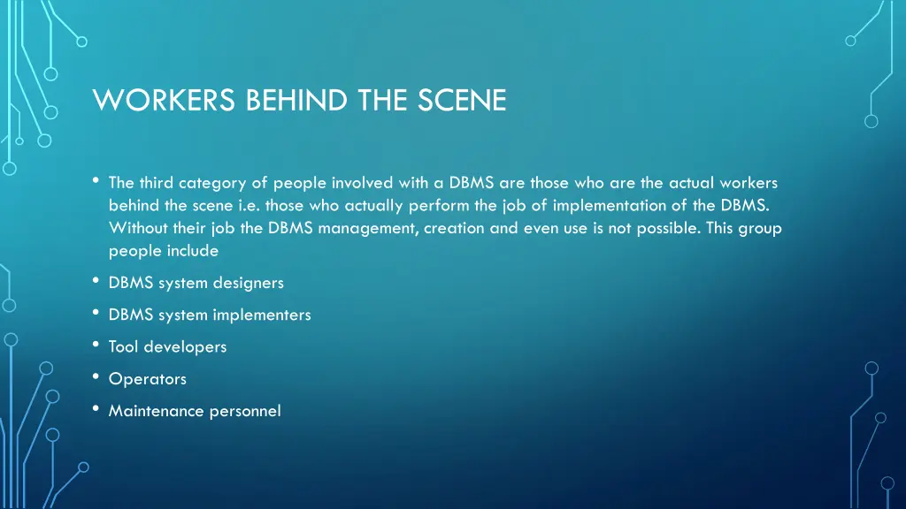 workers behind the scene