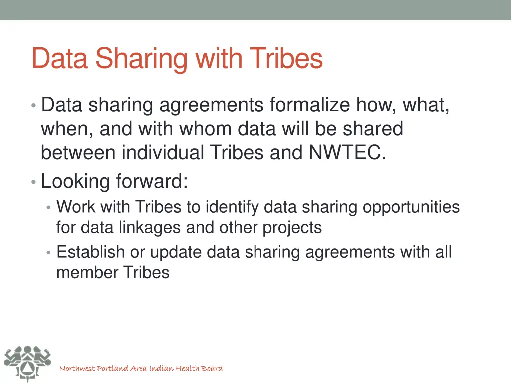 data sharing with tribes