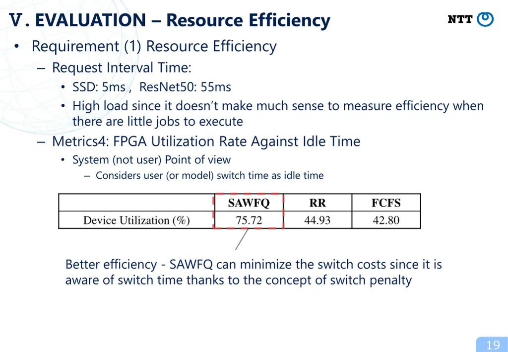 evaluation resource efficiency requirement