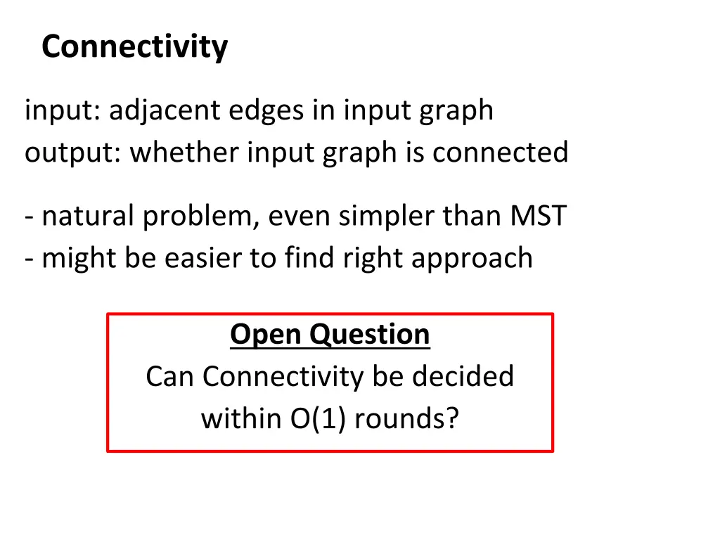 connectivity
