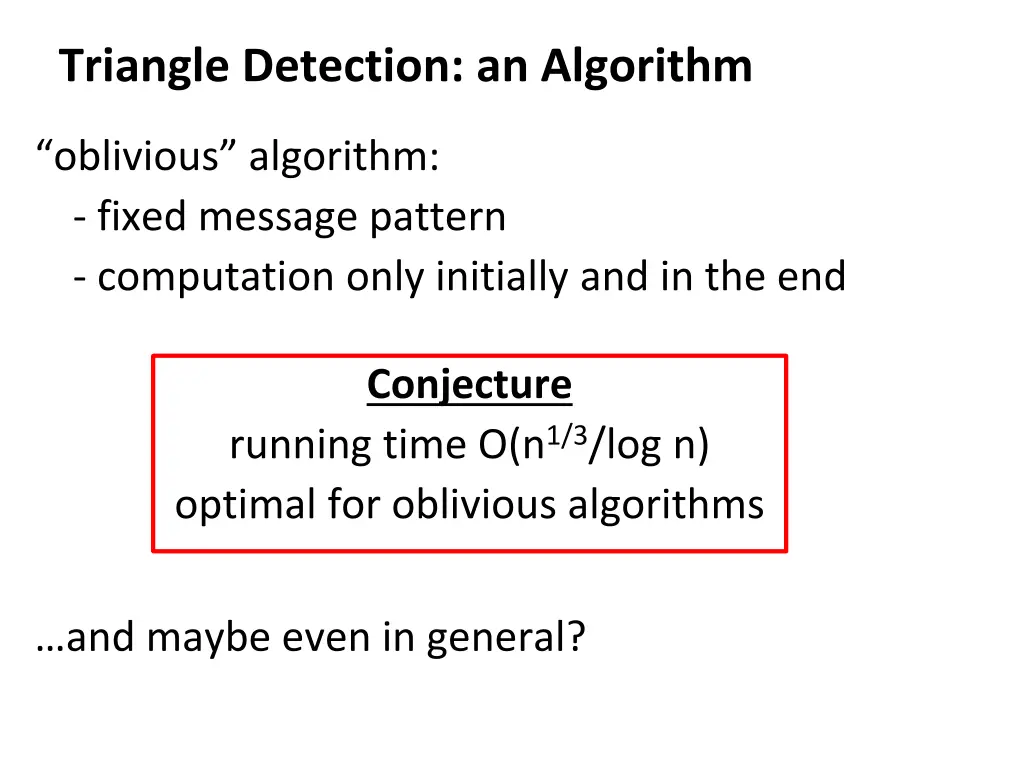 triangle detection an algorithm 2