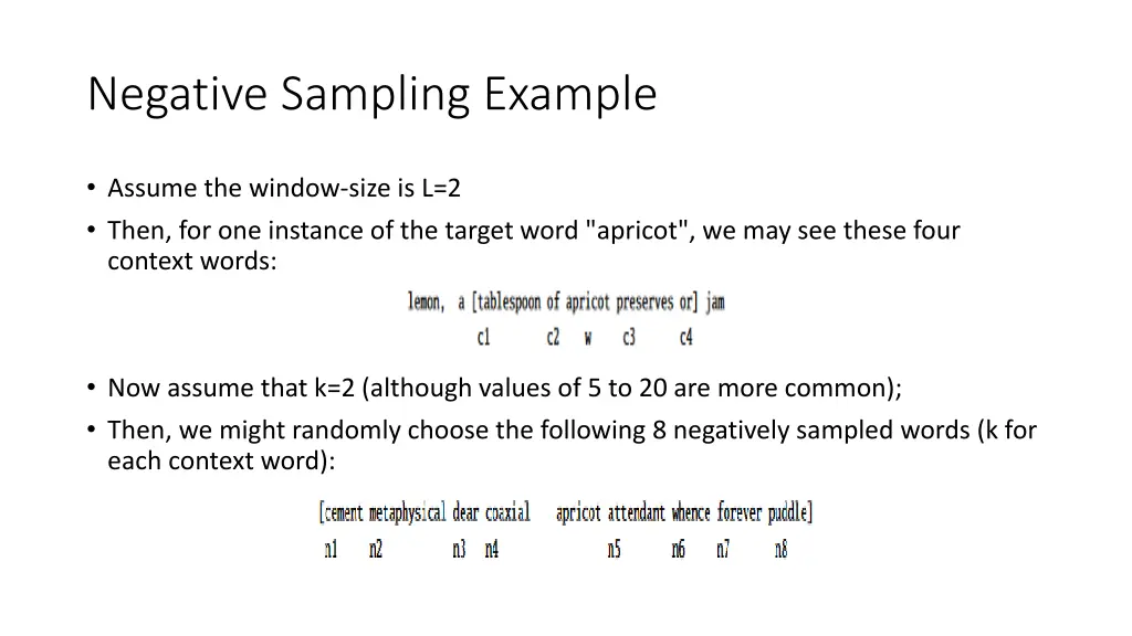 negative sampling example