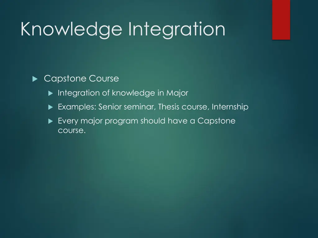 knowledge integration 1