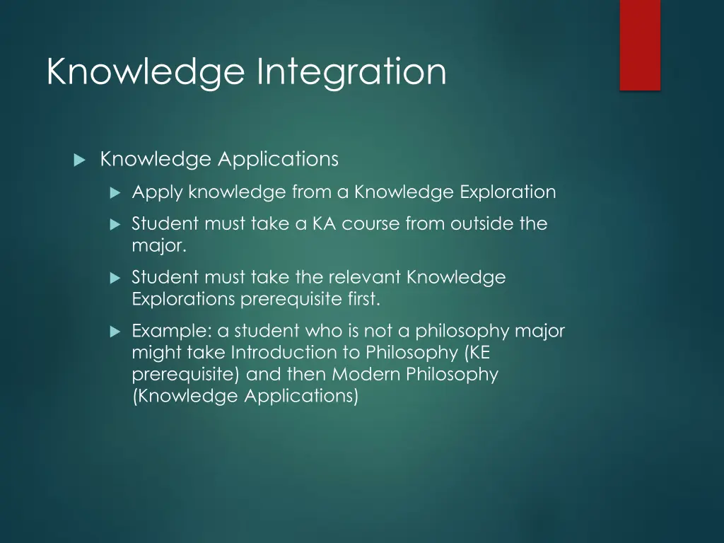 knowledge integration