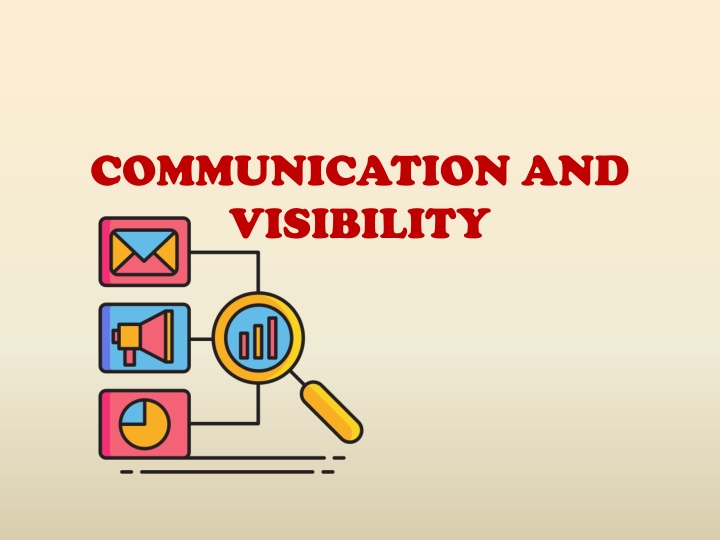 communication and visibility