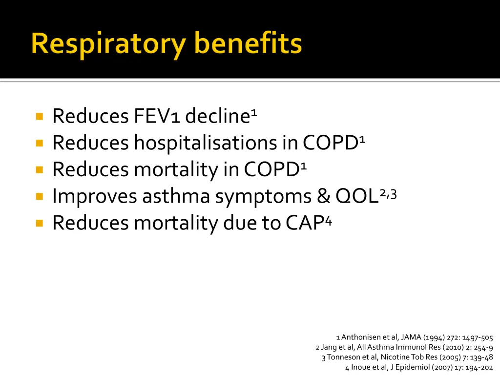 reduces fev1 decline 1 reduces hospitalisations