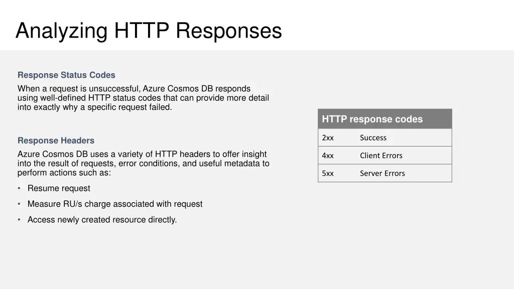 analyzing http responses