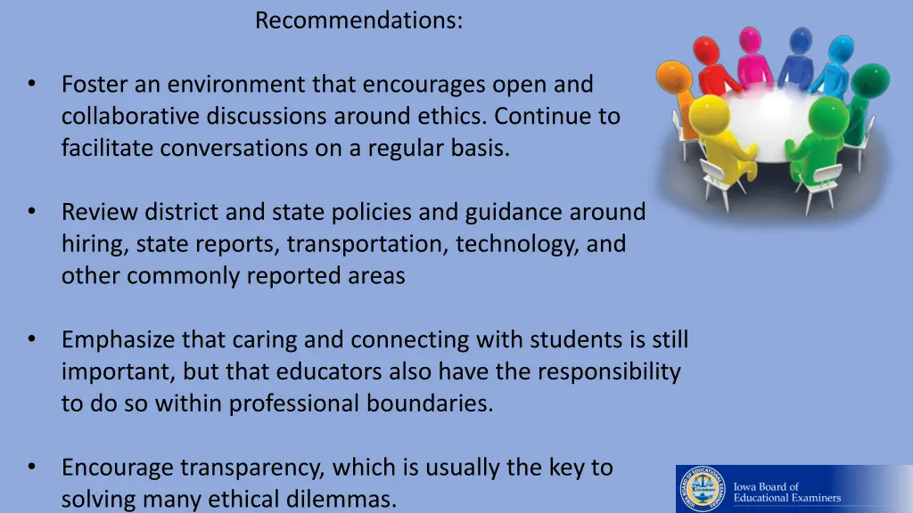 recommendations