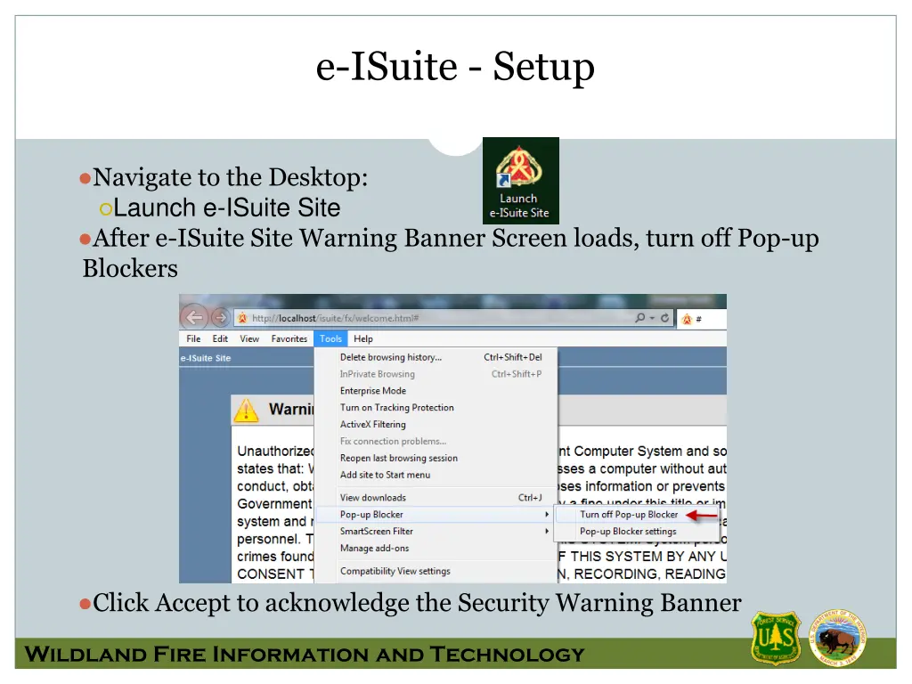 e isuite setup