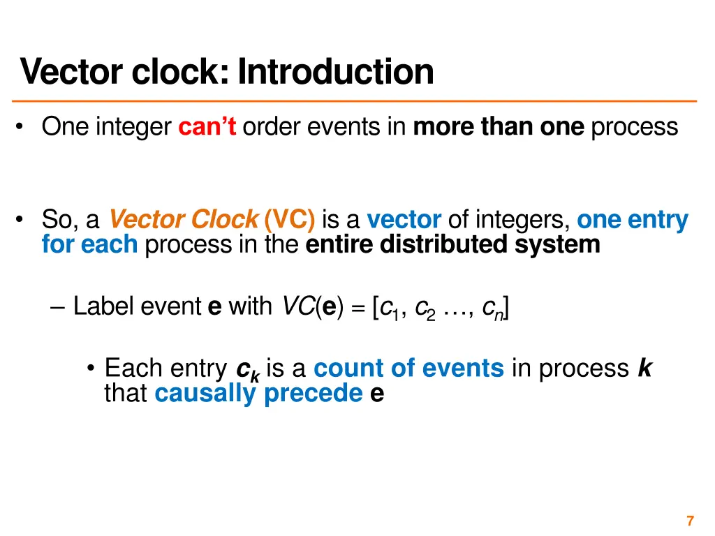 vector clock introduction