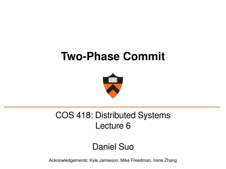 two phase commit