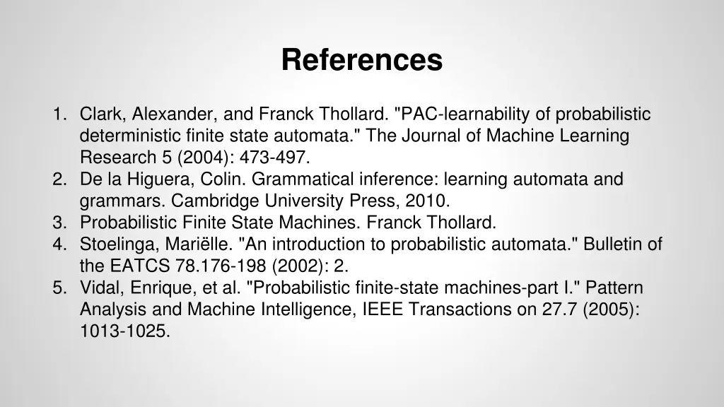 references