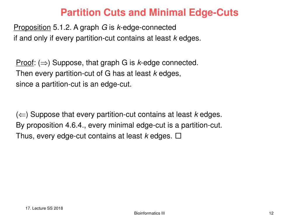 partition cuts and minimal edge cuts 3