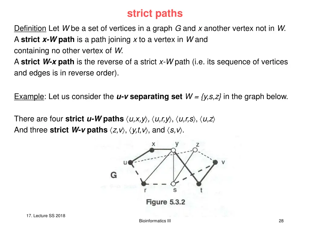 strict paths