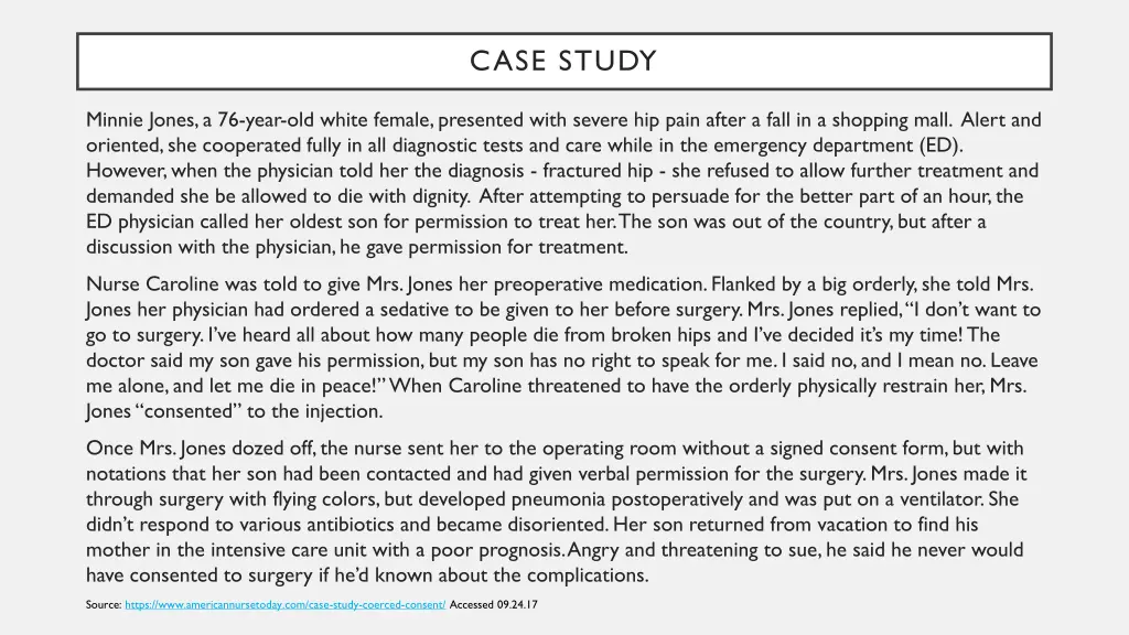 case study