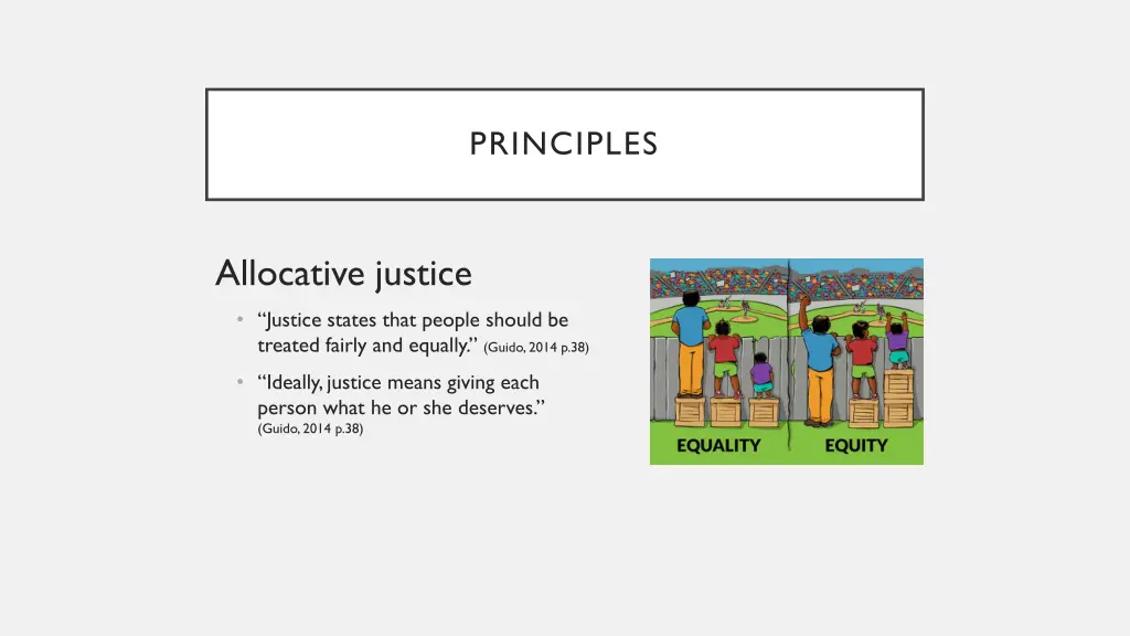 principles