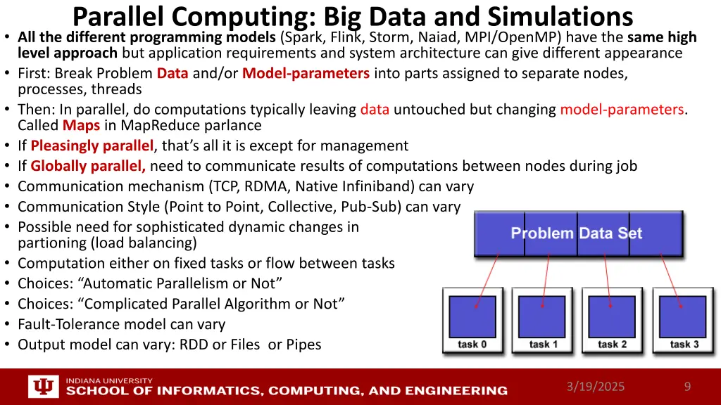 parallel computing big data and simulations