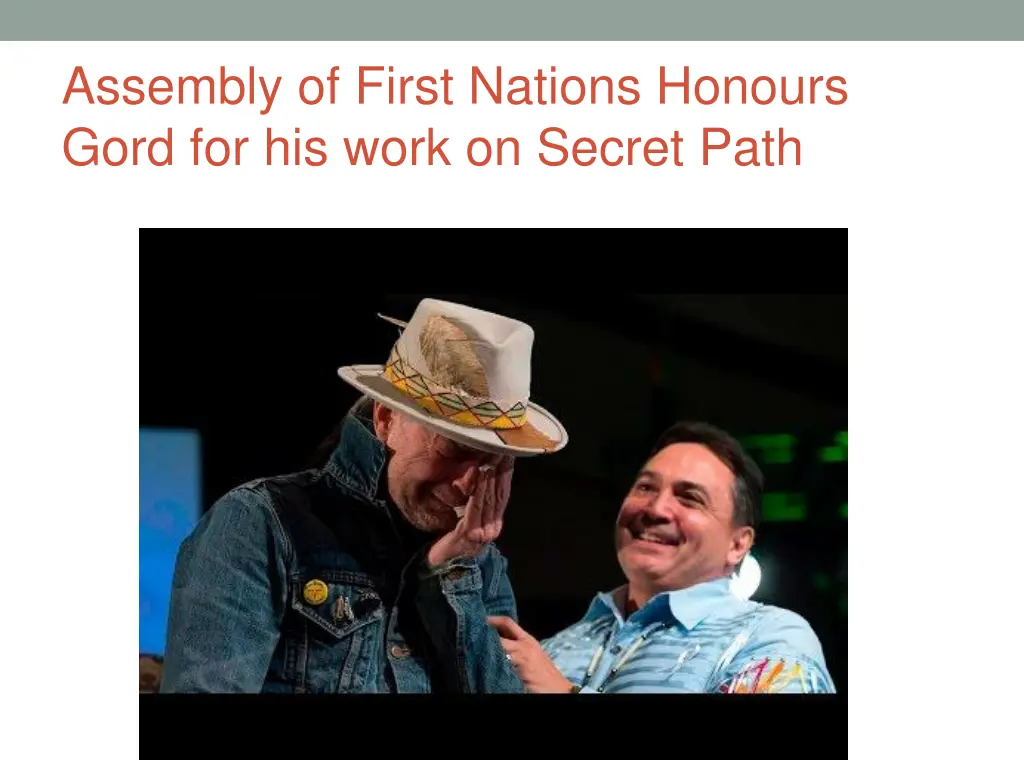 assembly of first nations honours gord