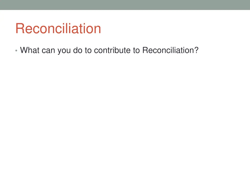 reconciliation 1
