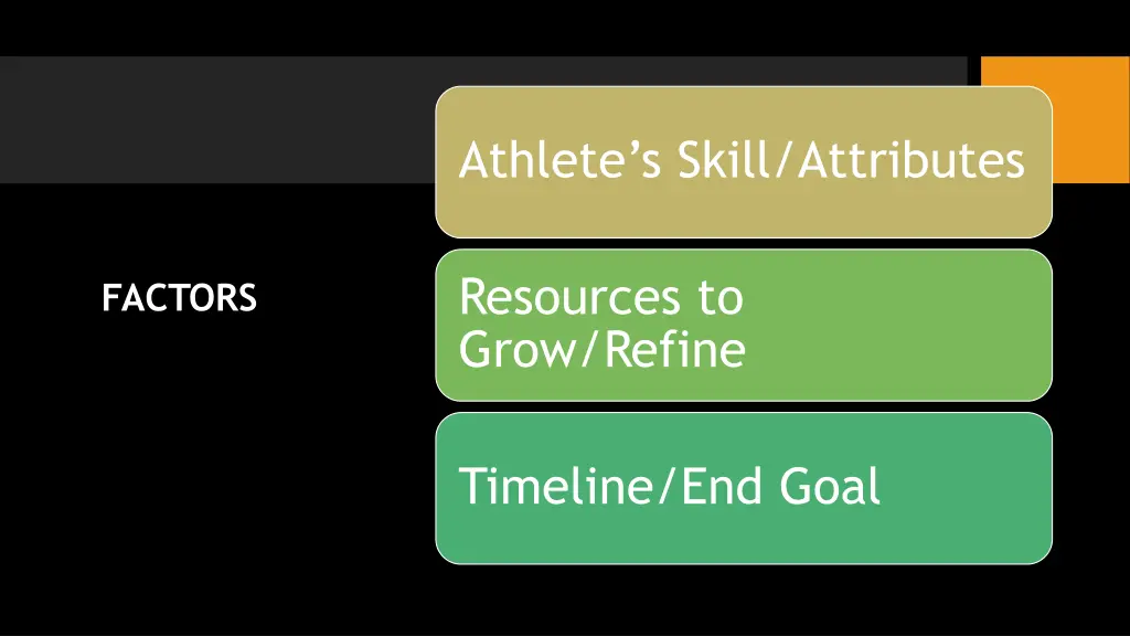 athlete s skill attributes