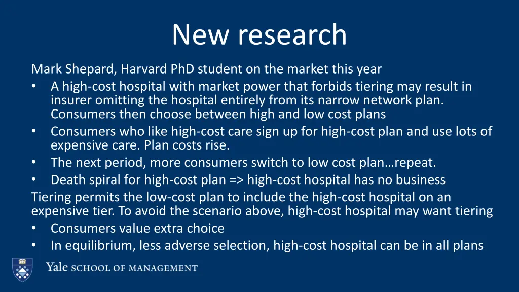 new research