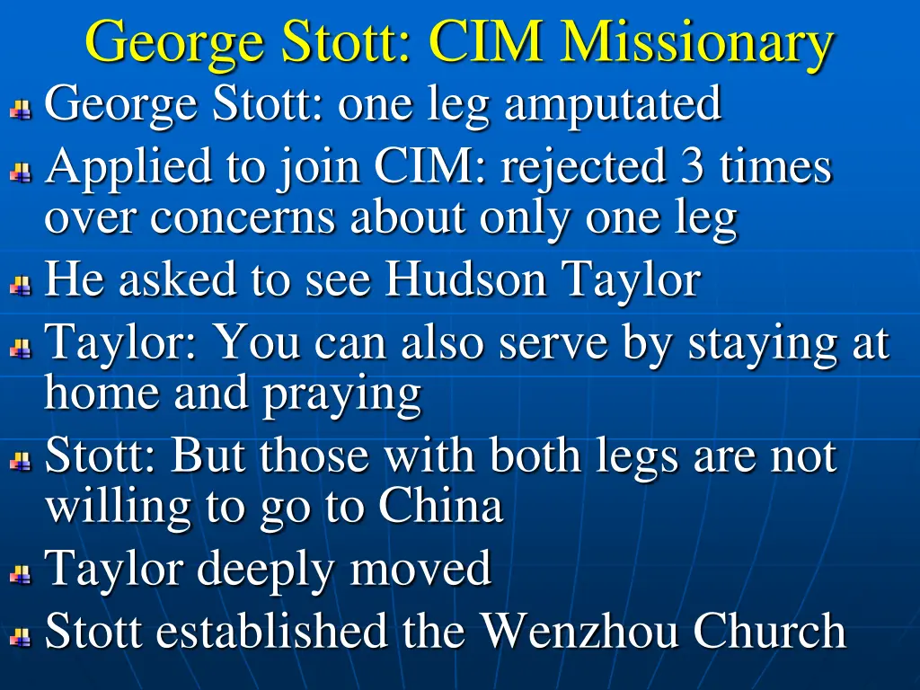 george stott cim missionary george stott