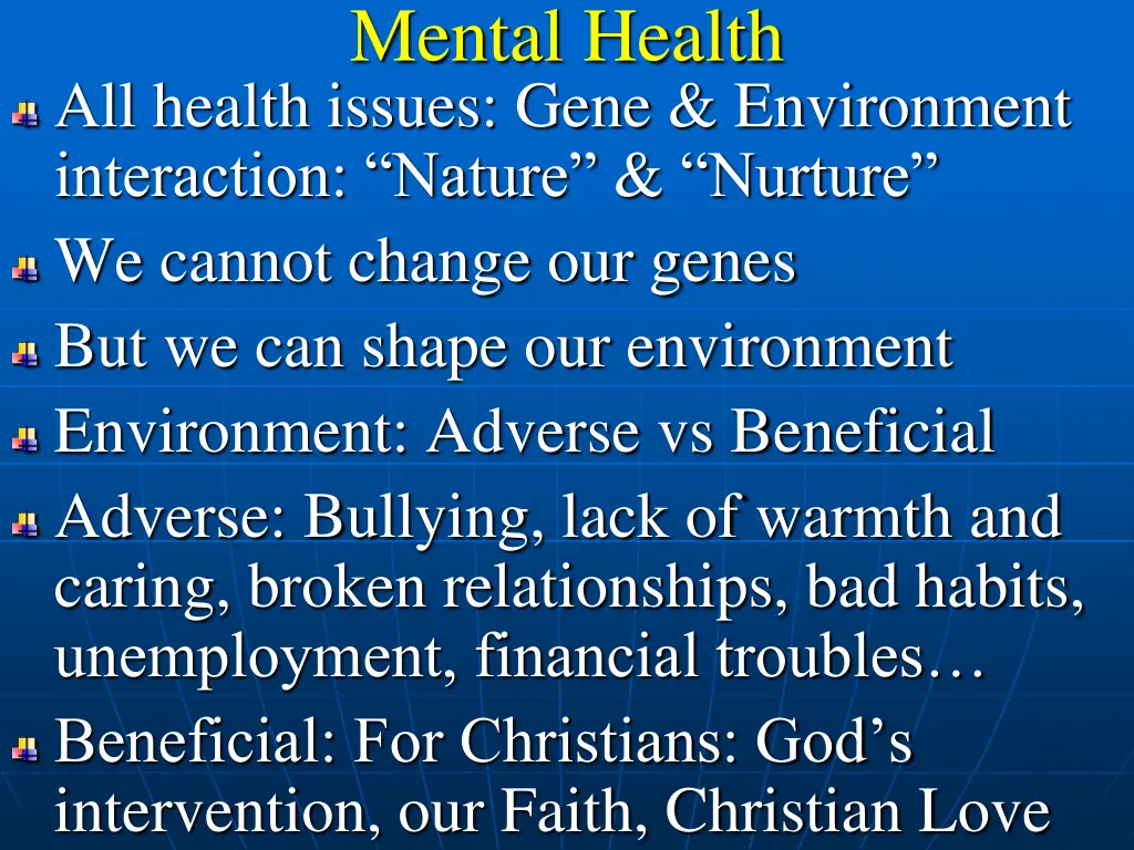 mental health