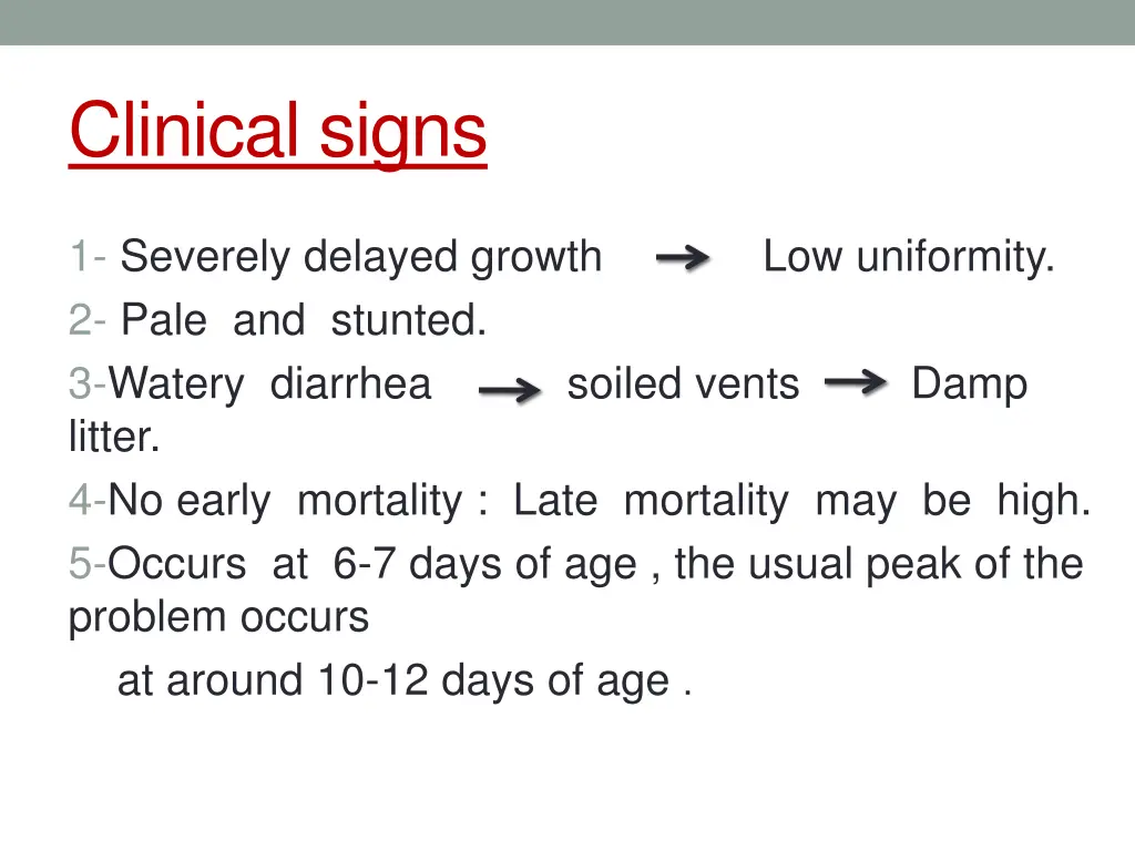 clinical signs