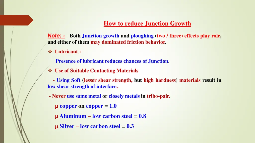 how to reduce junction growth 2