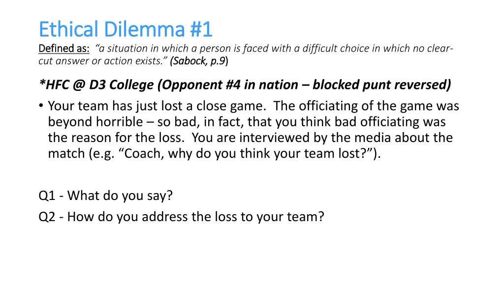 ethical dilemma 1 ethical dilemma 1 defined