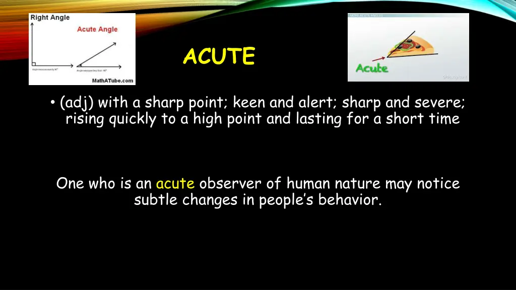 acute