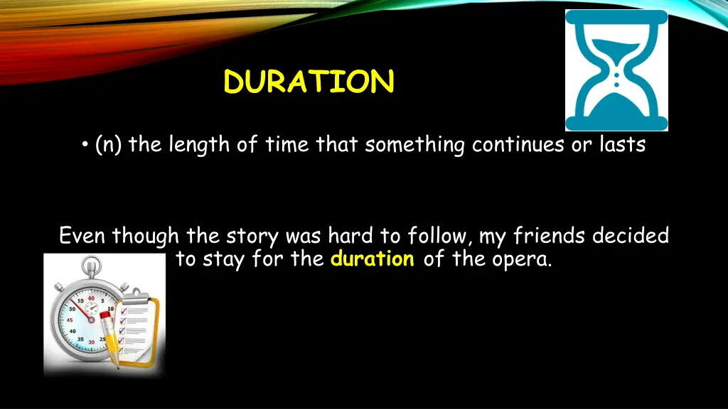 duration