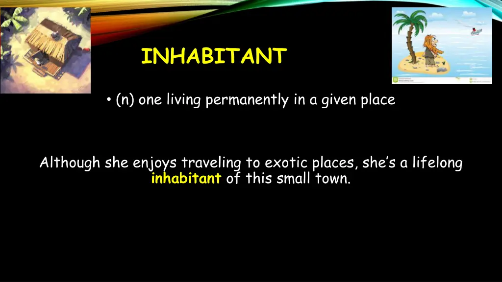 inhabitant