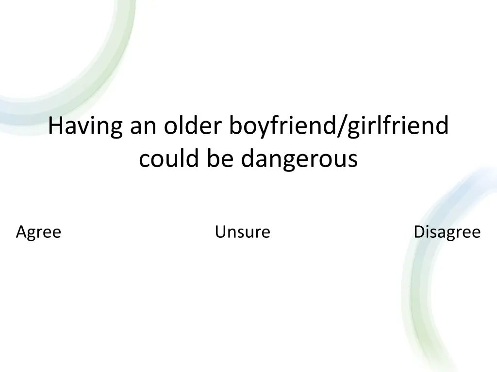 having an older boyfriend girlfriend could